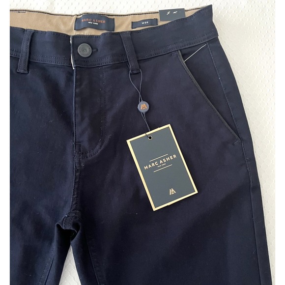 Marc New York Other - Marc Asher Men's Shorts Size 30" Navy Blue Superior Stretch Slim Fit Pockets NWT